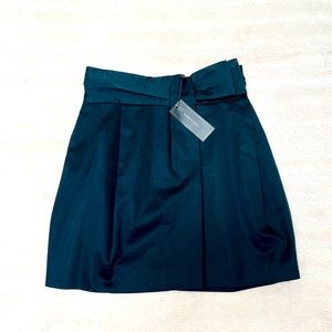 NWT BCBG Black Pleated Mini Skirt